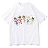 Sommer Herren T-Shirt Anime Vintage T-Shirts 100% Baumwolle Grafikdruck Kurzarm Hip Hop Streetwear Unisex Übergroße T-Shirts Oberteile