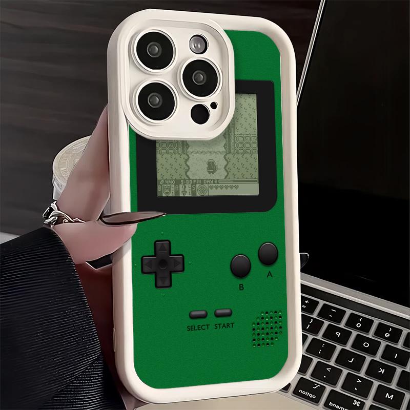 Phone Case for iPhone 17 Air 16E 15 16 Pro Max Game Console Trend Pattern Cover 14 Plus 13 12 Mini Soft Shell Silicone Fundas
