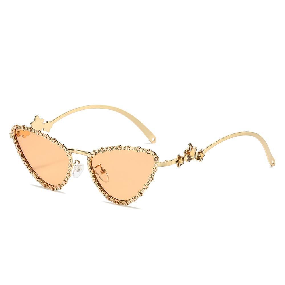 JYL TS Sunglasses Cat Eye Diamond Star Triangle INS/3764