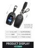 BMW 7 Series LCD Key Metal Case, X5 Remote Bag, Protective Touchscreen Case for 6GT