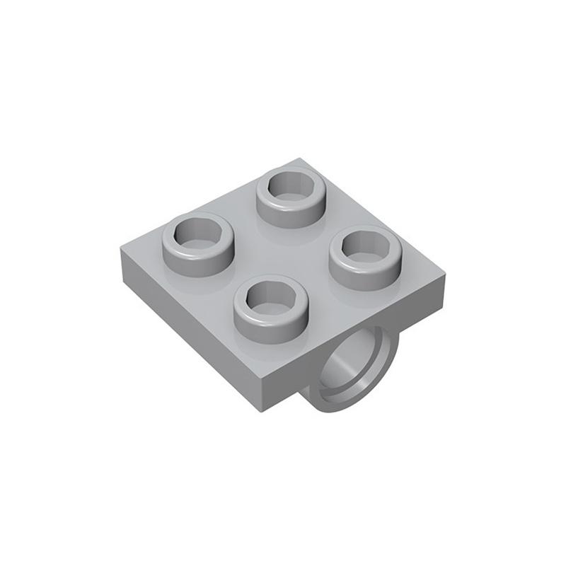 50g/56PCS 2817 2x2 with Pin Holes Block Moc Compatible with Brick DIY Children's Toy Assembly Parts