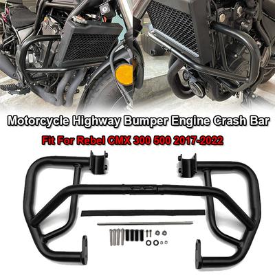 CMX300 CMX500 Motorcycle Highway Bumper Engine Guard Fit For HONDA Rebel CMX500 300 2017-2022 Crash Bar Stunt Cage Protector