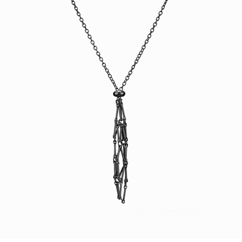 Handmade Crystal Necklace Holder Adjustable Empty Crystal Stone Holder Necklace Crystal Pendant Necklace Chain for Jewelry DIY
