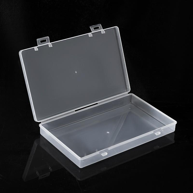 

M-4 Adjustable Dividers Clear Plastic Storage Organizer Box - Craft & Sewing Supplies Container With Removable Compartments