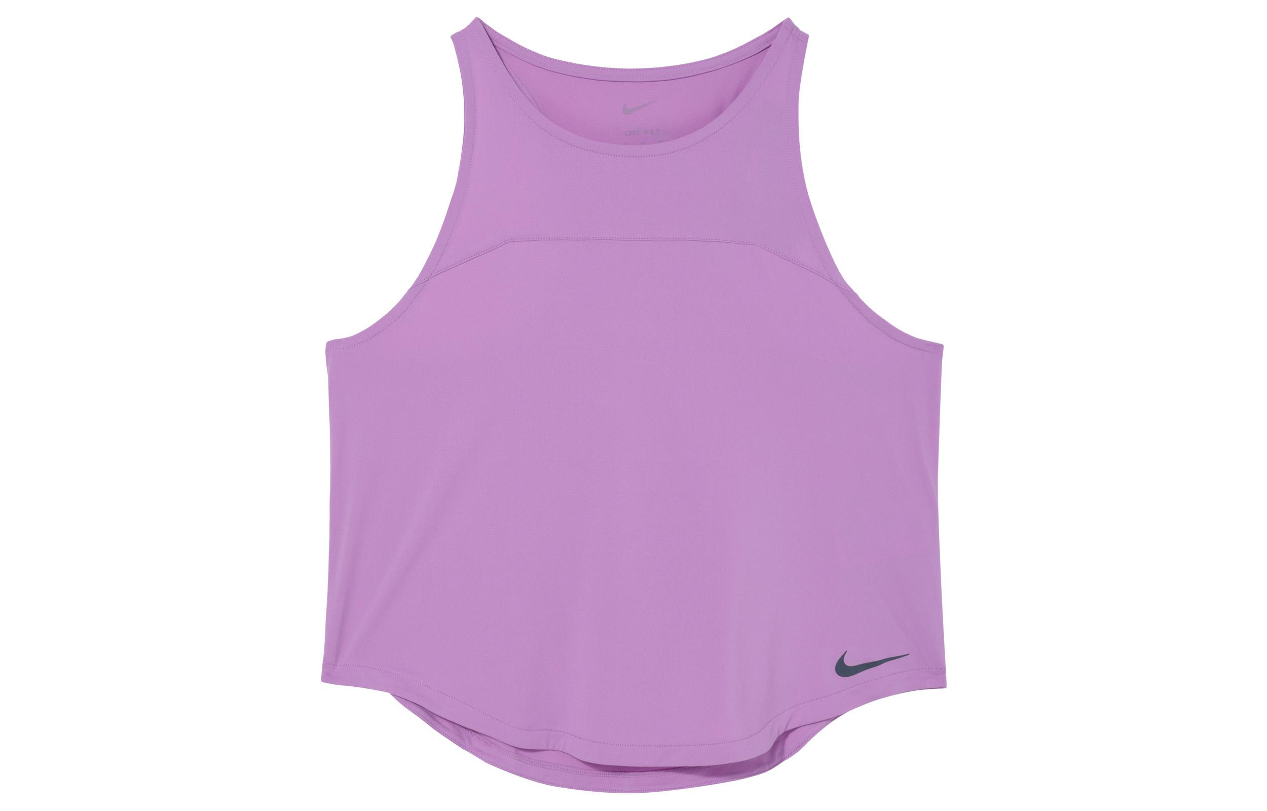 Nike Tank Tops Women s Rush Purple Red Moderate Straight Fit DX0277-532 L
