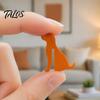 Decorative Desktop Hook 3D Printed Dog/Cat Hook, Compact Door Interactive Creative Toy Pet Shape Hanger Ornament for Living Room Bedroom Bathroom