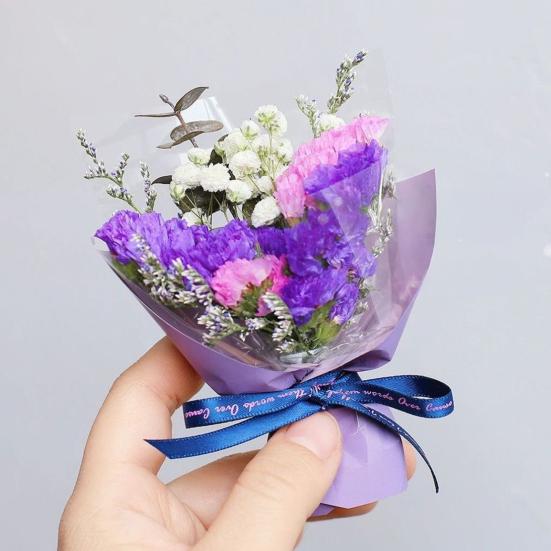 Yousheng Artificial Flower Compact Design Fragrance Deodorizer Romantic Roses Dried Flowers Car Air Vent Freshener Auto Scent