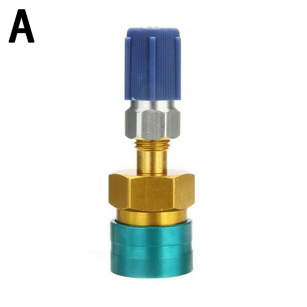 R1234YF Low Side Quick Connector For Car Airconditioning 14mm Female X 1/4" SAE Male Connector Adapter Tool