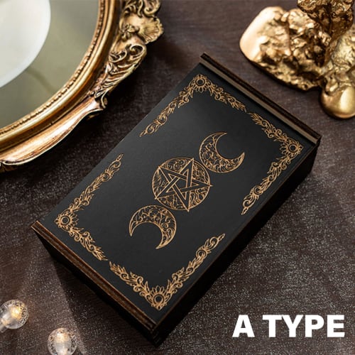 Empty Wooden Storage Box Case for Tarot Cards, Trading Cards, Tarot Card Organizer, Trading Cards, Tarot Cards, Tarot Cards, Tarot Cards, Tarot Cards,