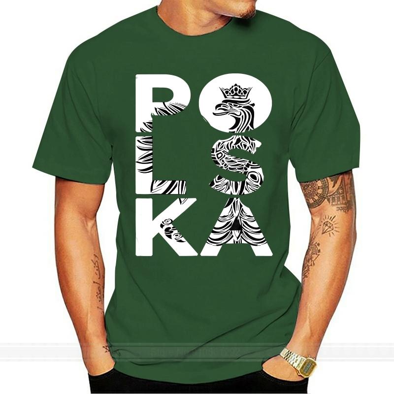 Men T Shirt Polska Poland Original Crowned Eagle cotton tshirt men summer fashion tshirt euro size