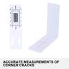 2/4Pcs Crack Monitor Plastic Easy to-Use Grids Concrete Crack Monitorings Record Standard Crack Monitors
