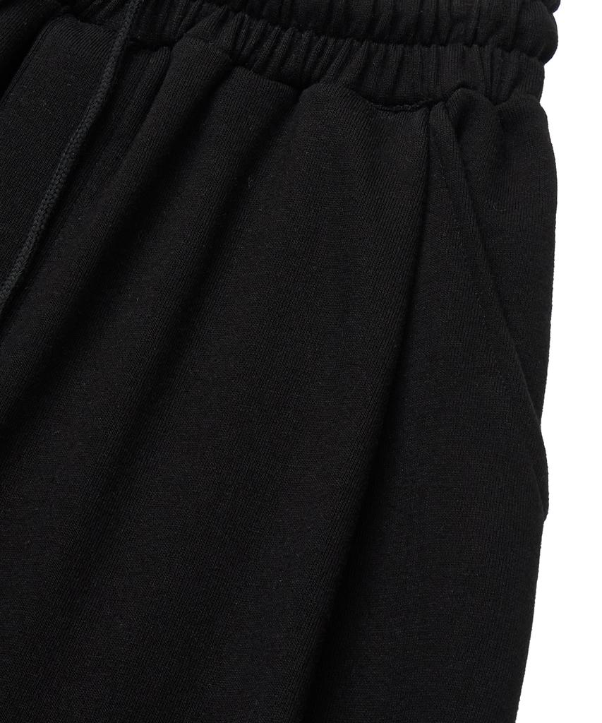 Masateu One Tuck Easy Sweat Pants _ Black