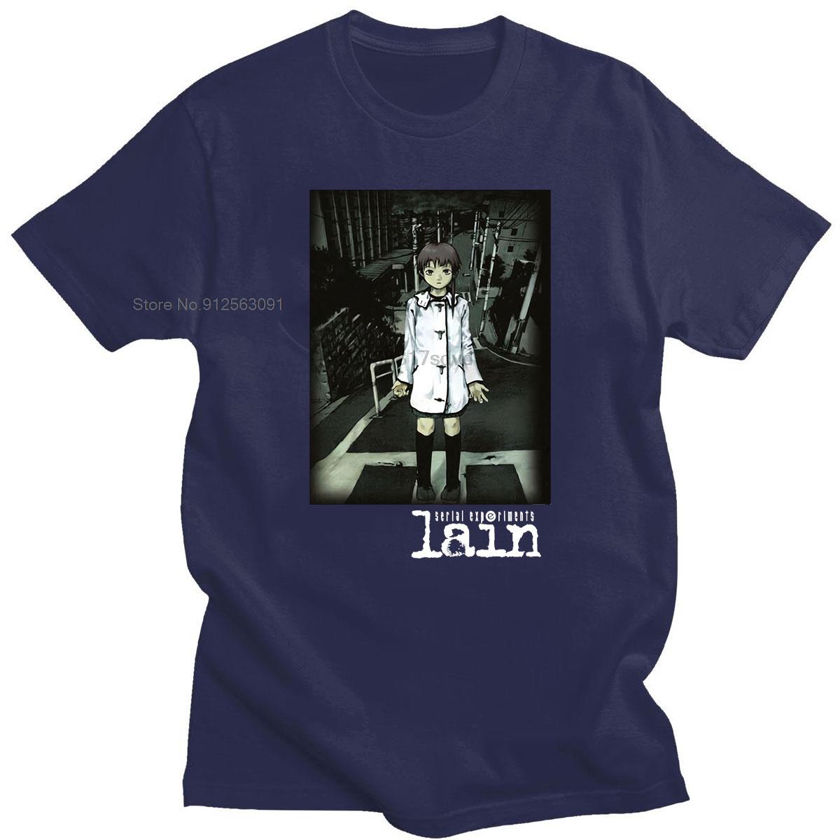 

Fashion Style Wears Trend Tops Serial Experiments Lain Printed Funny Tshirt Cotton Unsiex Classic Cotton Tshirt New Tees 3XL