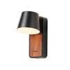 Rotatable LED Bedside Wall Light with Switch for Hotel, Guest Room, or Bedroom Reading.