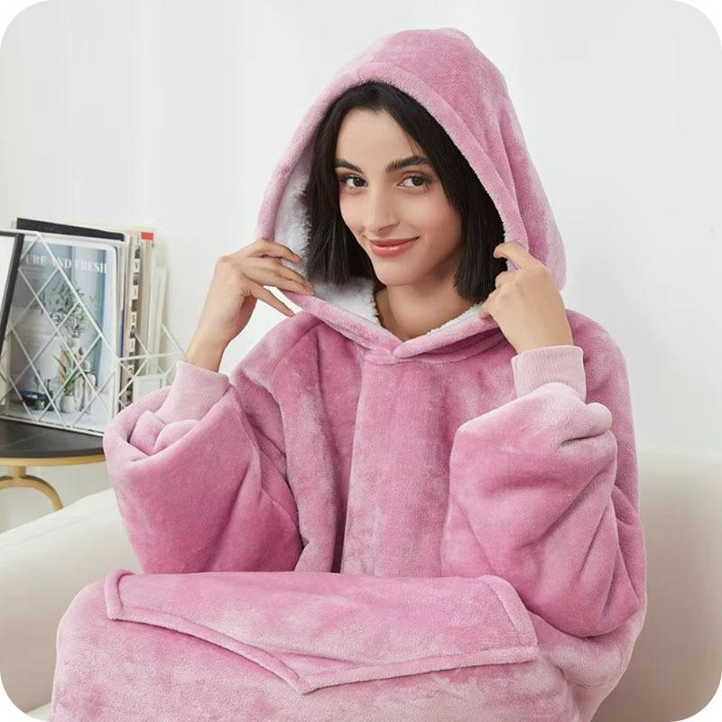 Blanket Hoodie - Pink