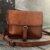 LEATHER SHOULDER BAG, Satchel Style Handmade from Genuine Leather