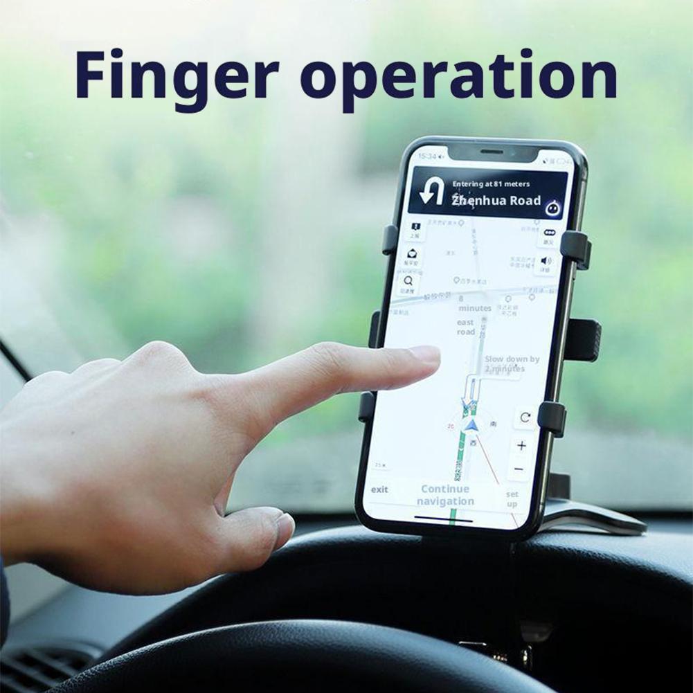 Car Phone Holder Rotatable Multifunction GPS Support Bracket Dashboard/Rearview Mirror/Sun Visor Mount Portable Car Holder