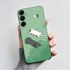 For Samsung Galaxy A26 A36 A56 5G Casing New Design 2024 Heart Printed Black Matte Soft Silicone Protective Cover Case