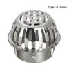Steel Anti-blocking Drainage Plumbing Fitting Roof Floor Drain Rain Pipe Cap Balcony Drainage Cover