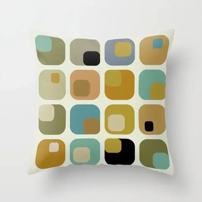 Home Nordic Living Room Decoration Abstract Morandi Sofa Cushion Cover
