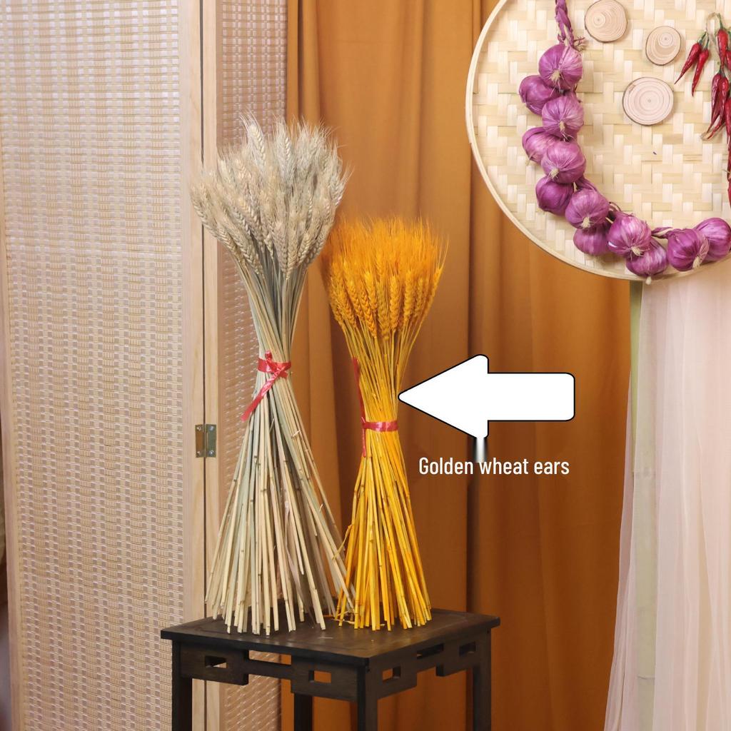 Autumn Harvest Orange Yarn Curtain for Kindergarten Nature Corner Decoration