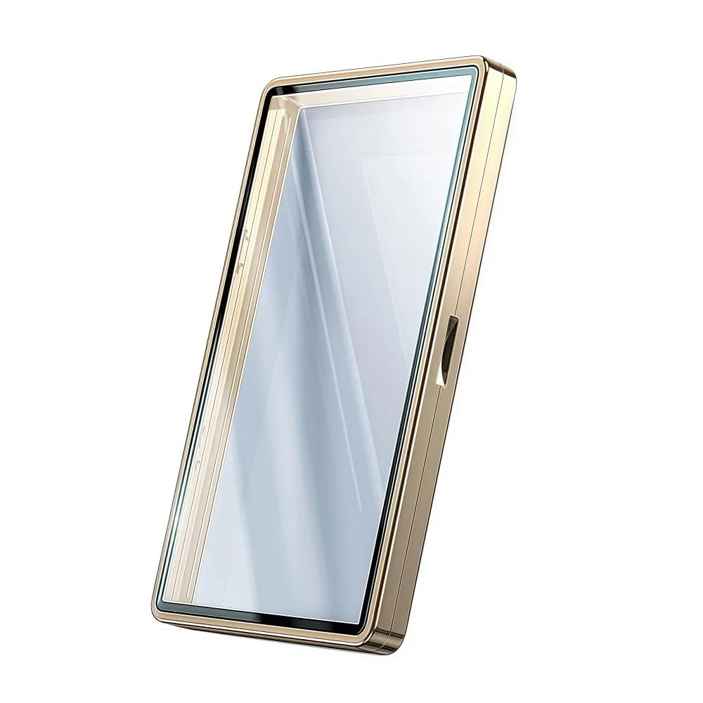 UV-Resistant Metal Slab Case High Alumina Glass Durable 35PT Trading Card Box Magnetic Card Protective Case For , BGS, CGC