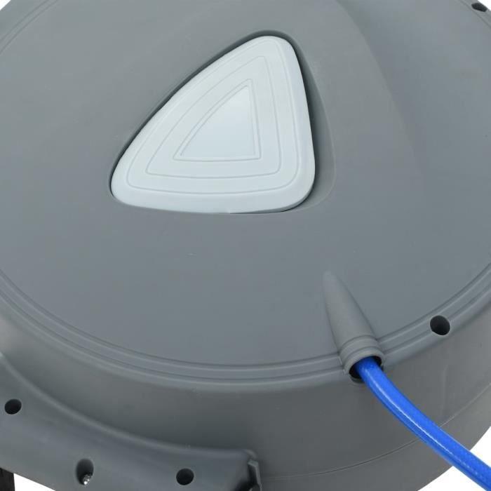 VidaXL Enrouleur automatique de tuyau d'air 1/4" 30 m