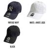 Forty Seven Yankees Cleanup Baseball Cap for Men and Women with White (White Logo)