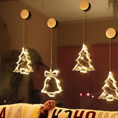 Hangende Fairy LED's String Lights Gordijnlamp Constante Heldere Modi met Sneeuwvlok Ontwerp IP42
