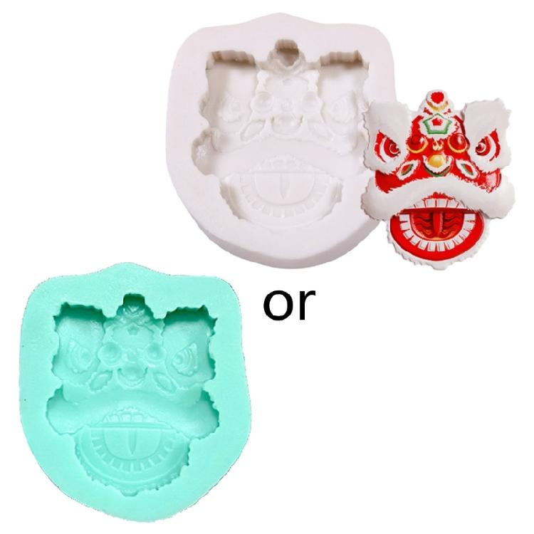 Chocolate Baking Mold Chinese Style Dragon and Lion Dance 3D Cake Molds Durable