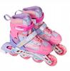 Children's Adjustable Roller Skates Rainbow Pattern ABC-7 Rubber 70MM