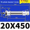 Corrosion Resistant Stainless Steel Pneumatic Cylinder 16-40mm/50-150mm