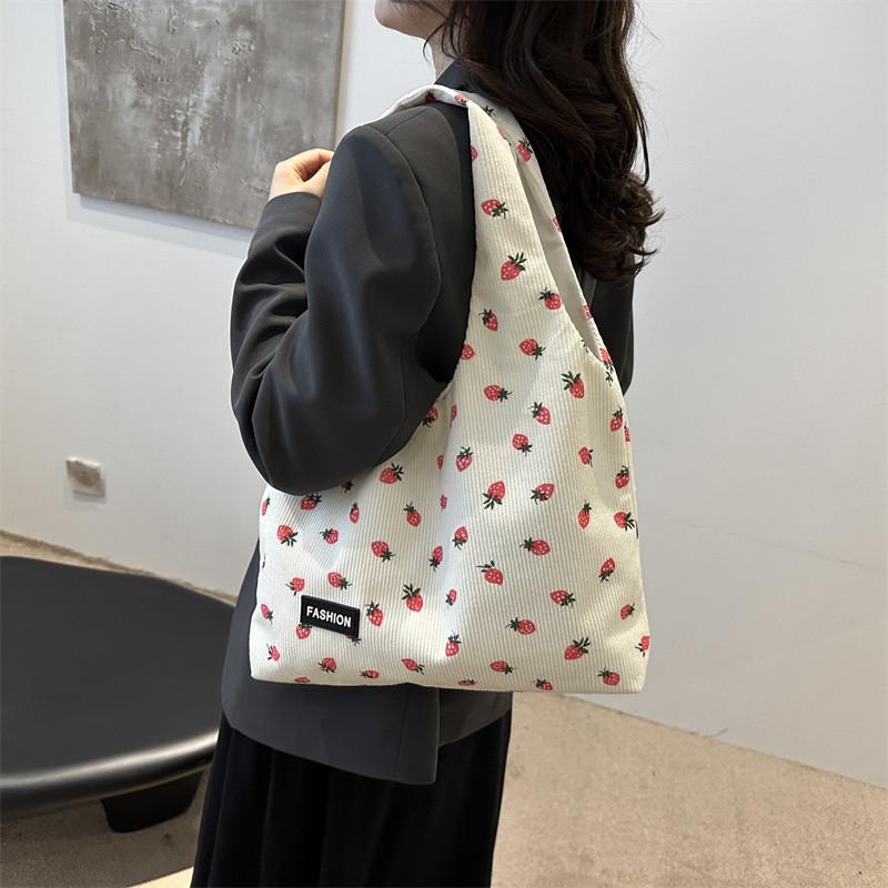 Stylish And Spacious Black White Pink Canvas Tote Bag For Women Ideal For Commuting 2024 Summer New Design