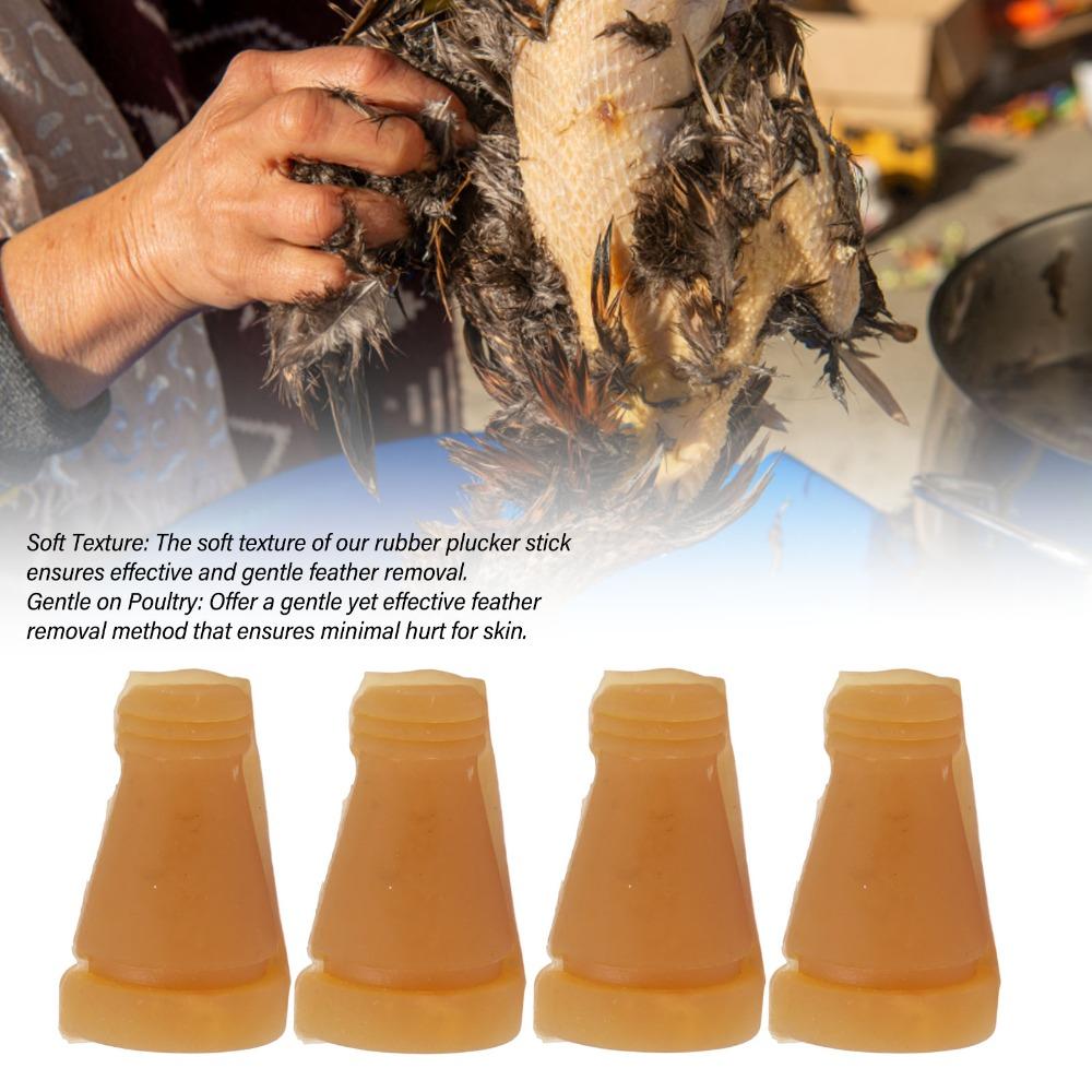 20Pcs Soft Texture Chicken Plucker Finger Poultry Feather Removal Machine