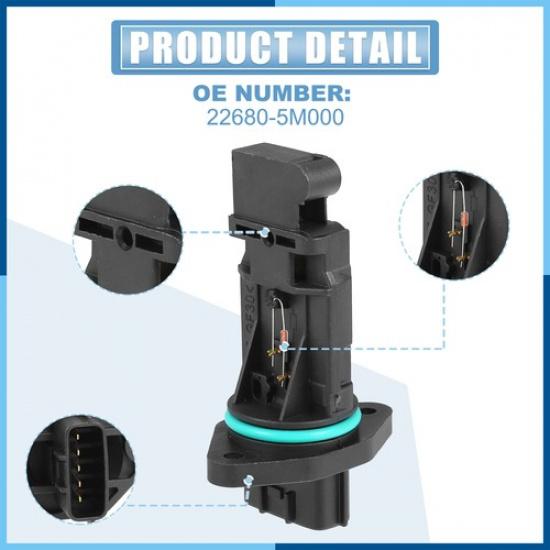 Car Mass Air Flow Sensor Meter Replacement No.22680-5M000 For Nissan Sentra 1 Pc