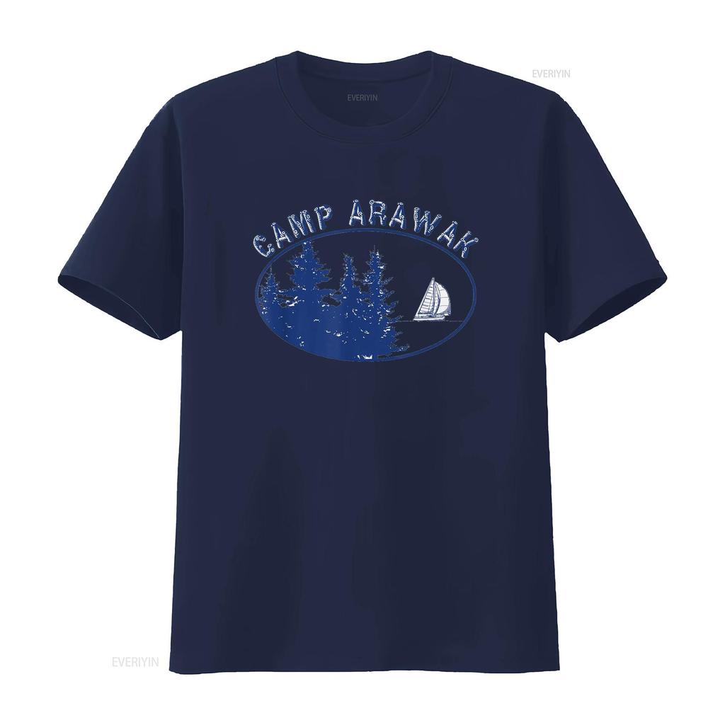 Camp Arawak T Shirt Retro Summer vintage Washed homme Soft Casual Unisex designer clothes fashion Versatile Slightly streetwear