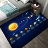 3D Zonnestelsel Kinderkamer Tapijt Ruimte Planeet Tapijt Kinderkamer Antislip Mat Huisdecoratie Speel Kruipmat
