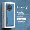 HotFire Case for Vivo X90 Phone, Vivo X90s Protective Cover, Upgraded Skin-Like Matte Lens Full Protection Silicone Case - Coral Blue