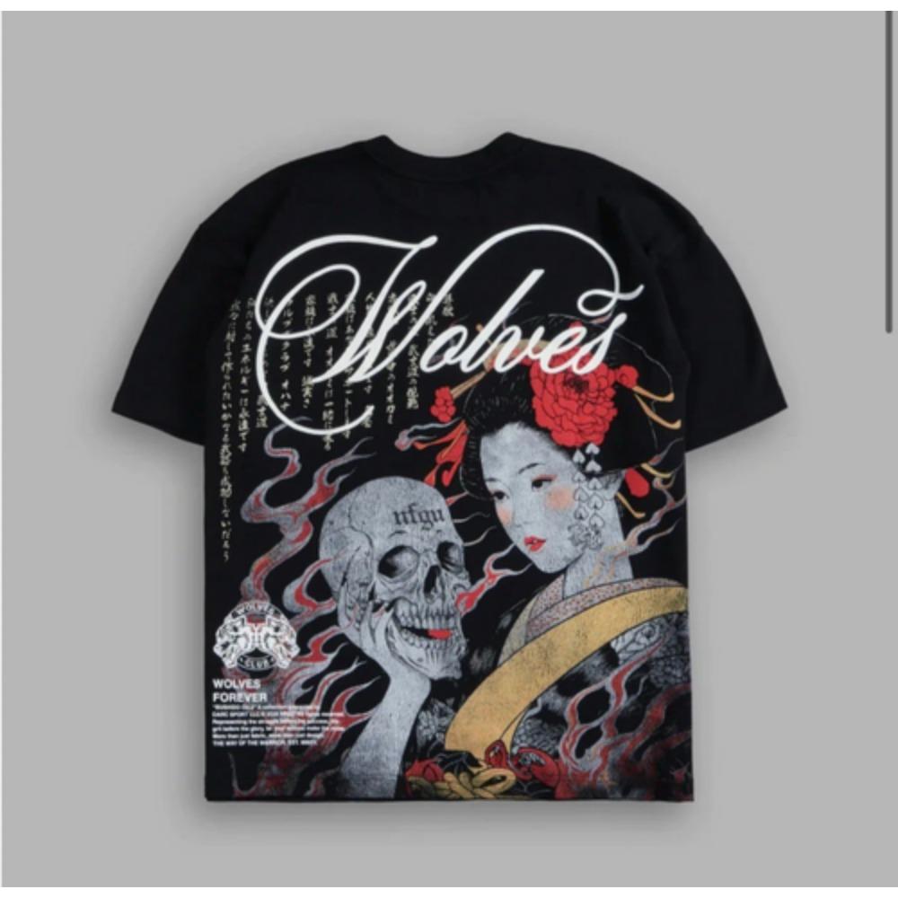 Harajuku Gothic T-shirt Streetwear Men Fashionable T-shirt Outdoor Casual Plus Size Tees Top Women Clothing