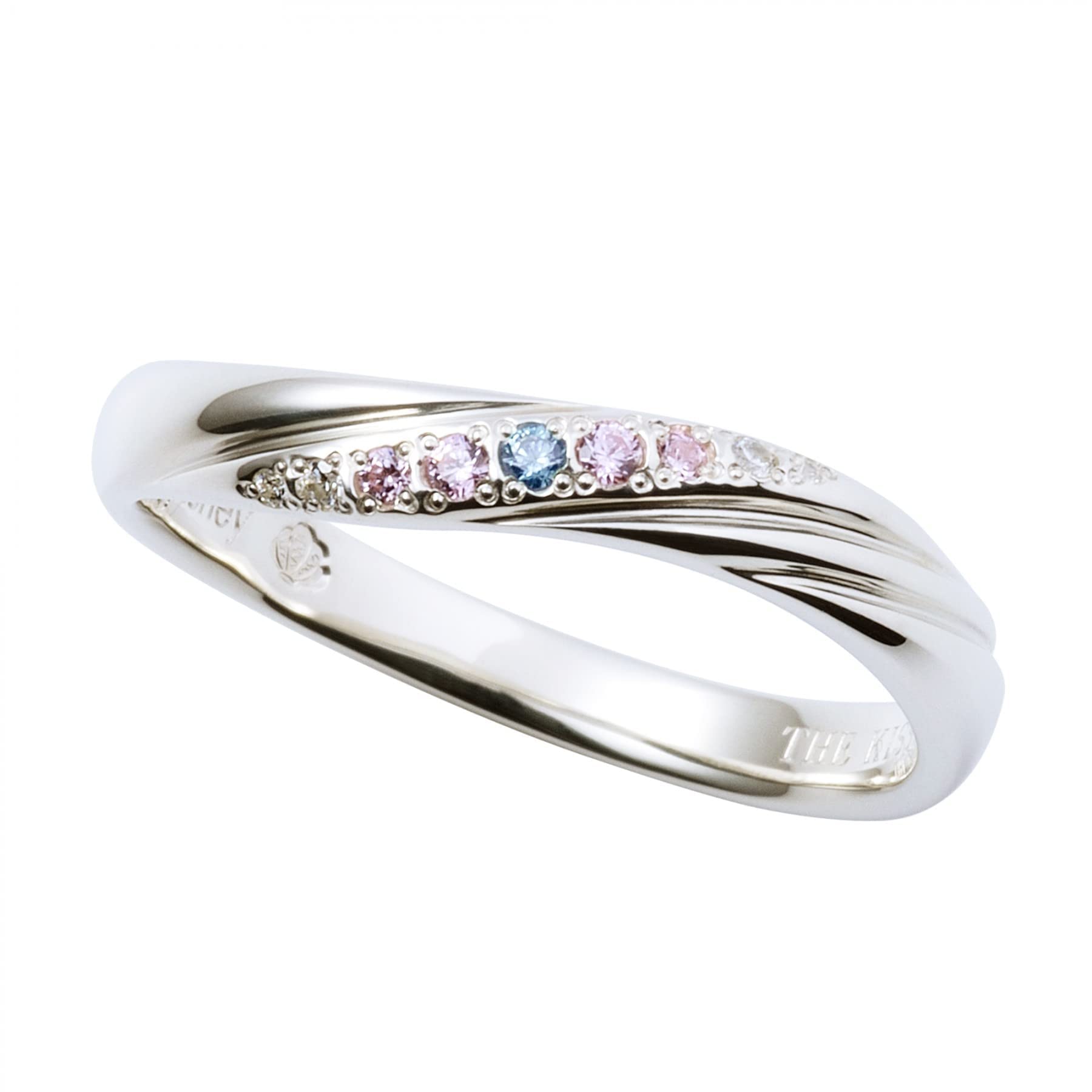 

THE KISS Little Mermaid Disney Princess Ring Size 7 [Disney Collection] Ariel/Silver Women s DI-SR2404CZ