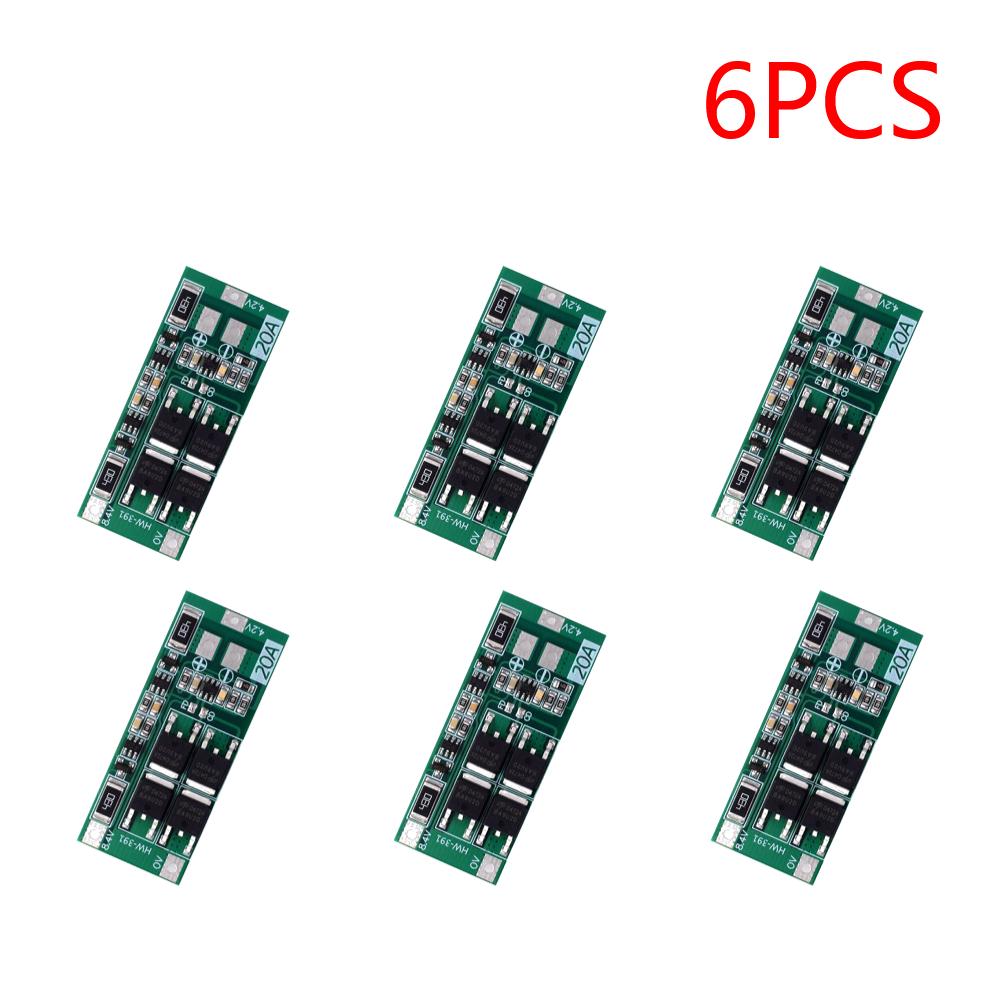 HW-391 2S 20A Lithium Battery Protection Board 18650 BMS Board Module Balance BMS Protection Board