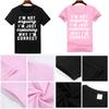 Letter Print Solid Color Streetwear T Shirt For Women With Cotton Blend Casual Top