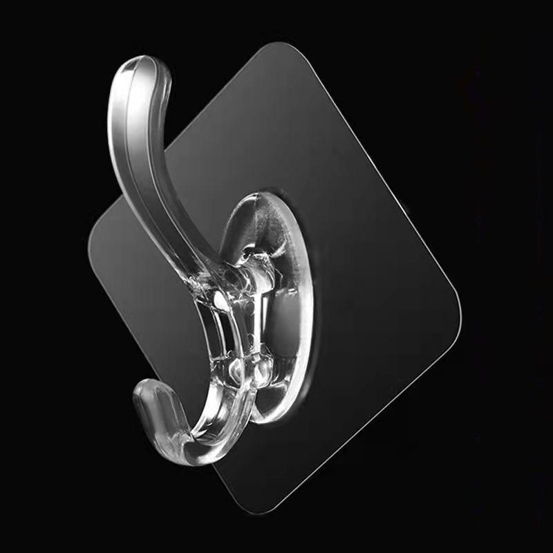 

Прозрачные самоклеящиеся настенные крючки — бесшовные и прочные для кухни, ванной комнаты, общежития и т. д. single coat hook, acrylic прозрачный