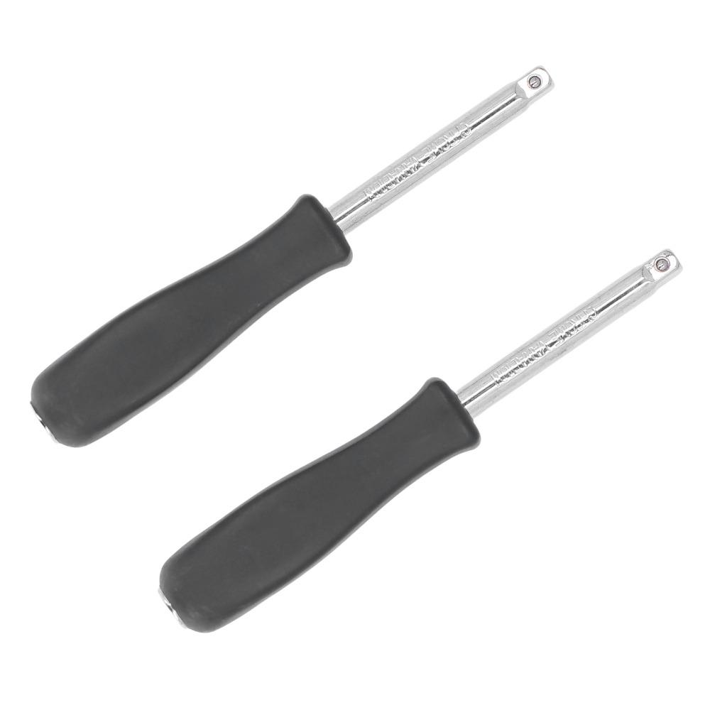 2 STÜCK Rutschfester Griff 1/4 Zoll Antrieb Drehgriff Dreh Steckschlüssel Robuste Konstruktion