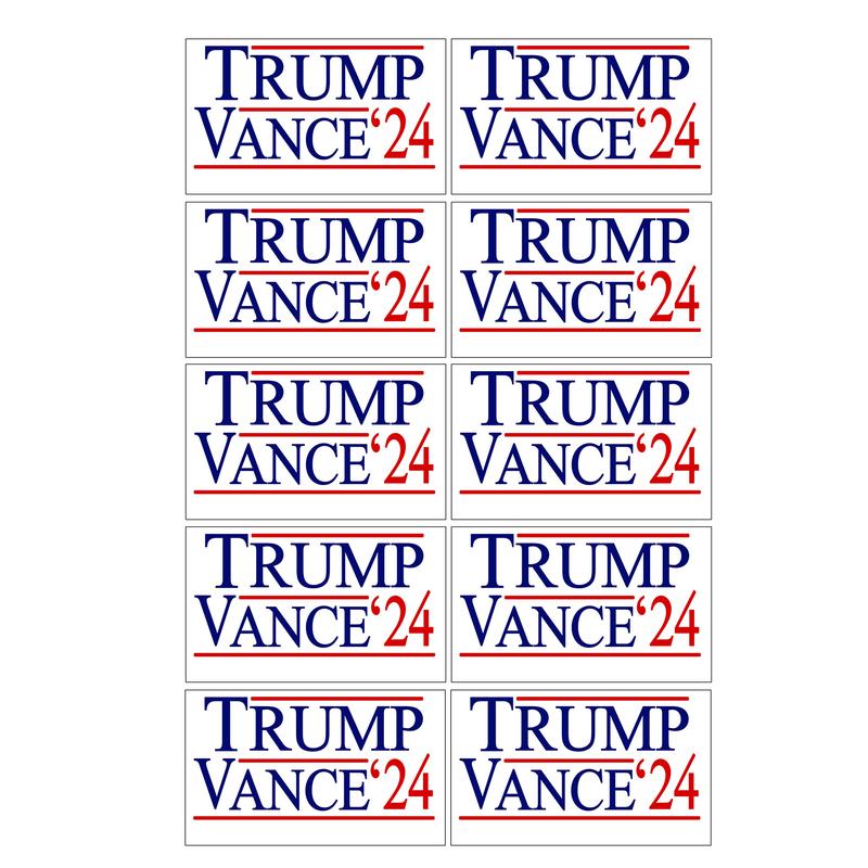 President 2025 Stickers 10x Creative Magnetic Bumper Sticker Take America Back Stickers Decals For Vehicle Cars Trucks Support