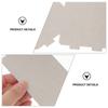 6Pieces Replacement Plates Thickened Sheets Microwave Oven Mica Sheet Waves Guide Cover Plate for Efficient Heating