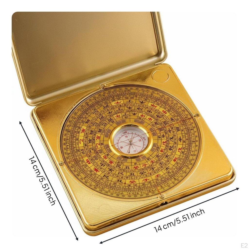 Luopan Compass Traditional Design Chinese Feng Shui Vintage Navigational Instrument