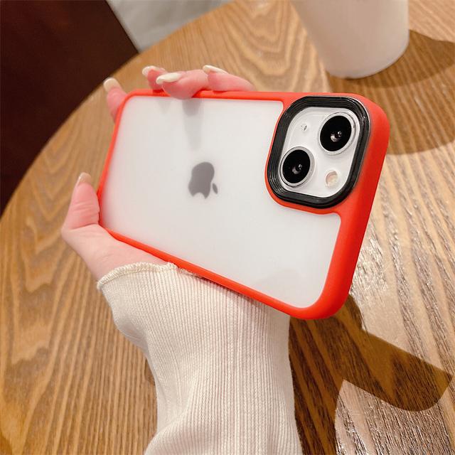 Shockproof Matte Transparent Case For Iphone 13 12 11 Pro Max X Xr Xs Soft Silicone Armor Bumper Back Cover For Iphone 13pro Max