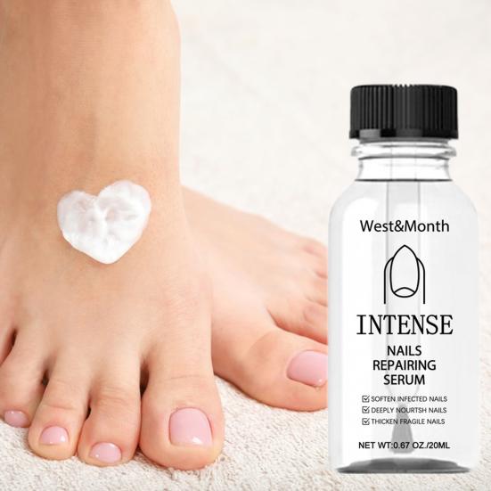 20ML Nail Repair Serum Mild Natural Ingredients Strengthen Nourish Cracked Brittle Nails Intense Nail Strengthening Serum