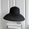 Women's Japanese-Style Retro Lace-Up Bucket Hat Breathable Mesh Summer Beach Vacation Foldable Sand Hat